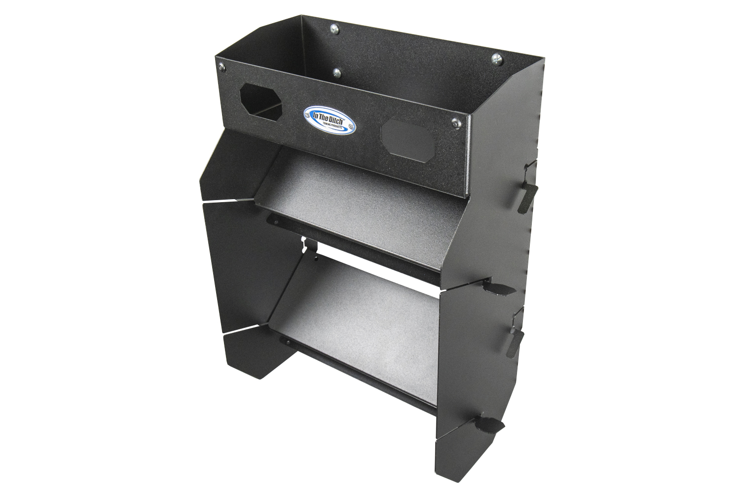 Two Roll Paper Towel Rack with Shelf - In The Ditch Towing Products : In  The Ditch Towing Products