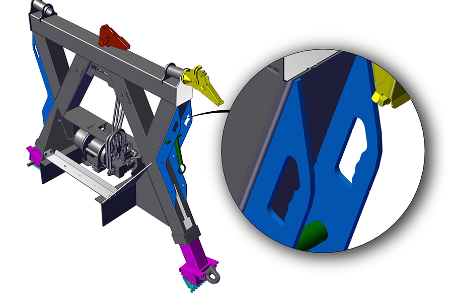 Side Pull Unit Anatomy of a SidePuller - In The Ditch Towing Products