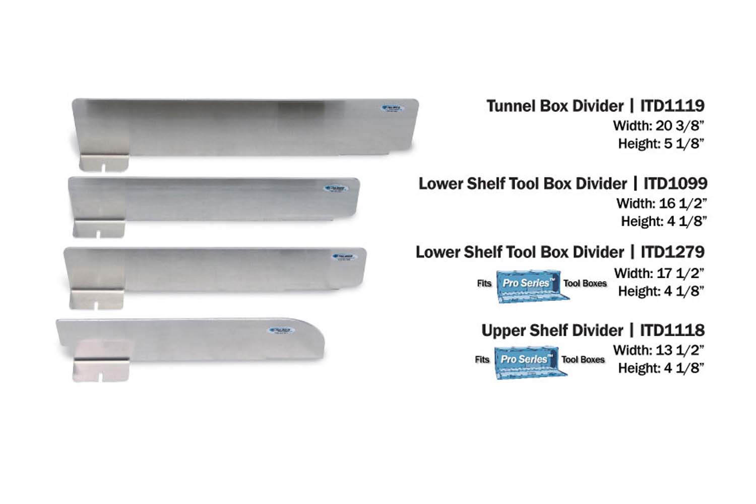 Lower Tool Box Divider - In The Ditch Towing Products : In The Ditch Towing  Products