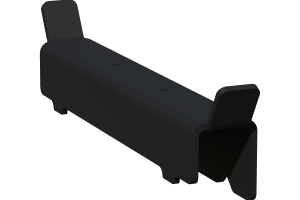 ITD25463 Dolly Fender Mount 2 IN Frame Adapter 2